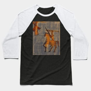 Don Quijote and the Windmill Baseball T-Shirt